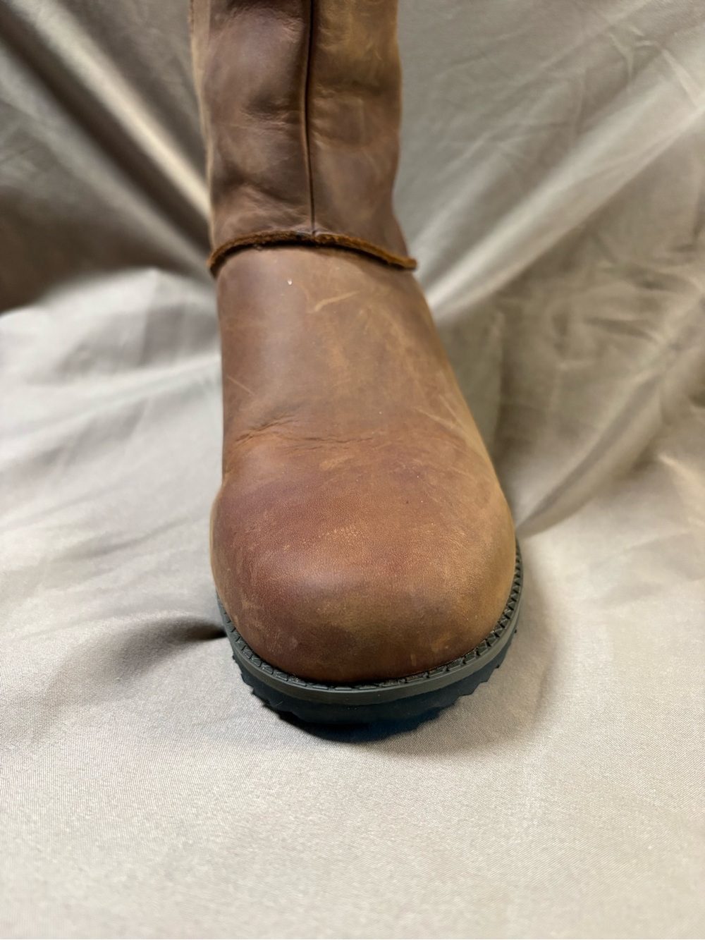 Eddie Bauer Chestnut Leather Tall Pull-On Boots - Picture 11 of 16